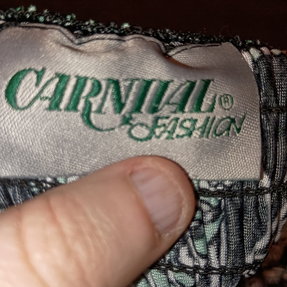 CARNIVAL FASHION Elegant Peacock Feather Strapless Dress(#1,067) - Picture 3 of 7